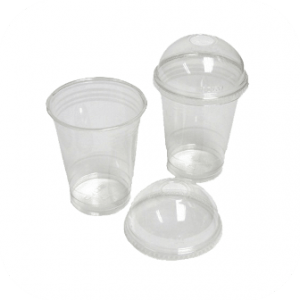 Plastic Cups and Lids 230ml