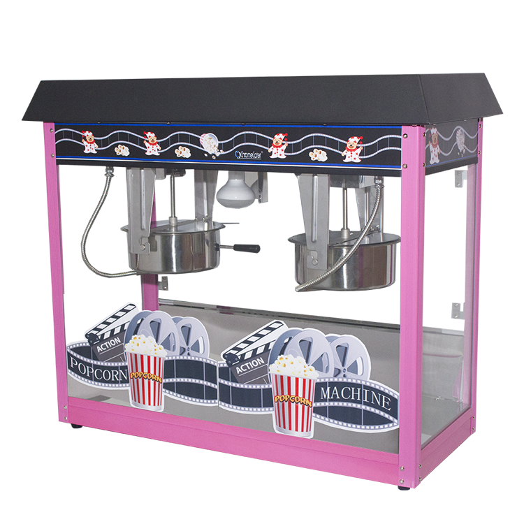 Popcorn Machine 2x8oz POP6A-2 Pink & Black