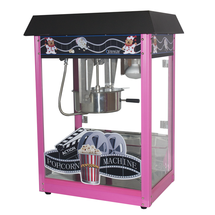 Popcorn Machine 8oz POP6A-B Pink & Black