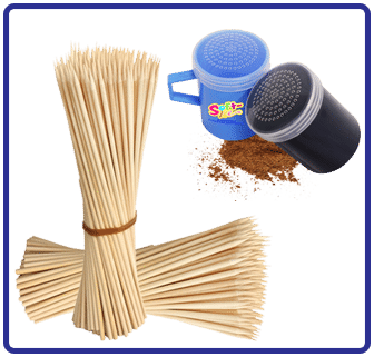 Spices, Skewers and Shakers available from Soft-Ice Machines