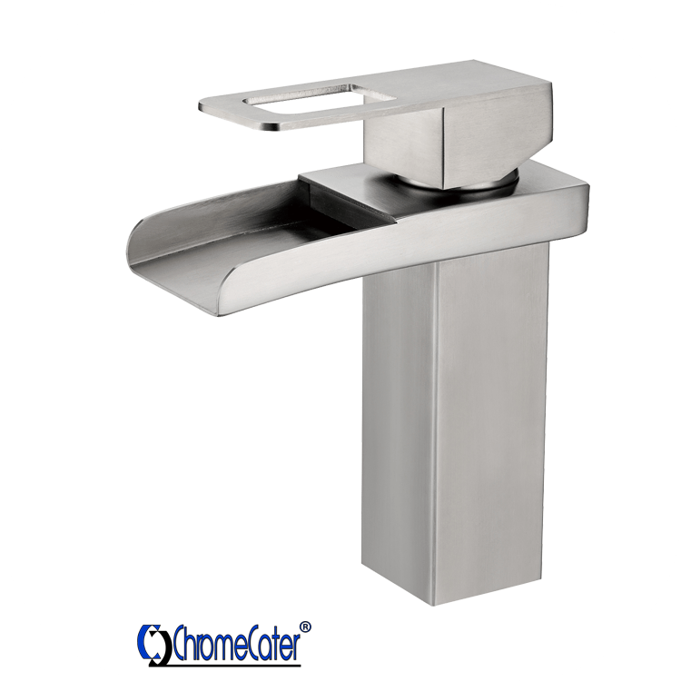 Single Lever Open Spout Basin Mixer S/Steel SSF-18