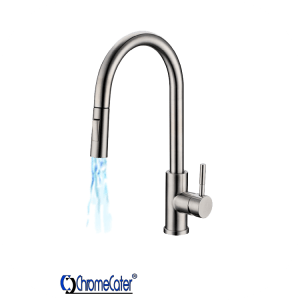 Kitchen Mixer with Pull Out Spout Tap - Brushed S/Steel SSF-11