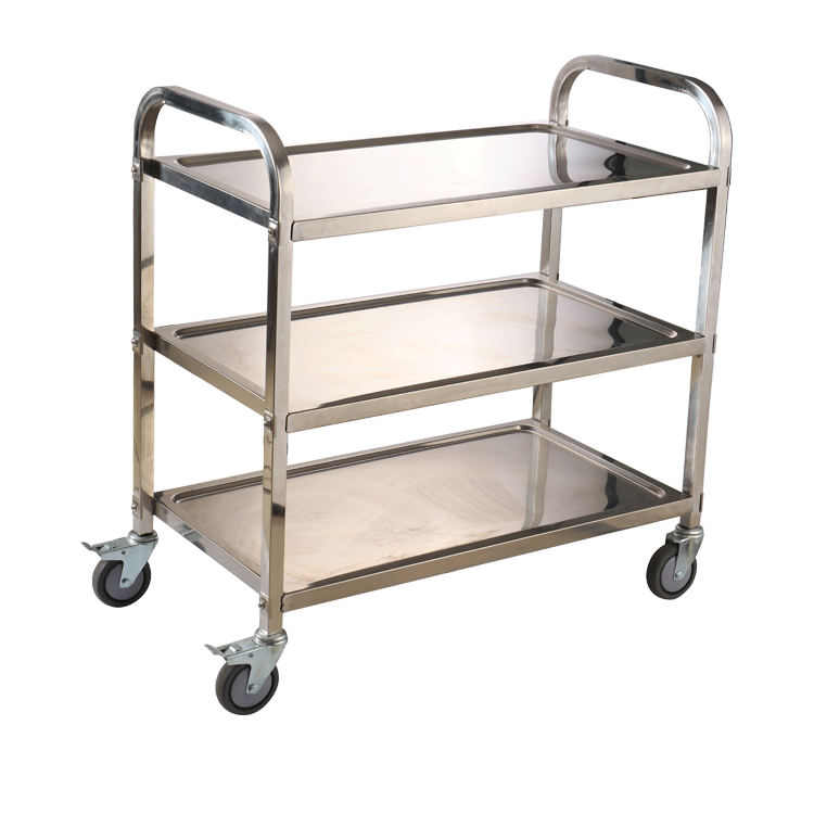 SST2004 Trolley 3 Tier 0.8mm Square Tube trolley(1)