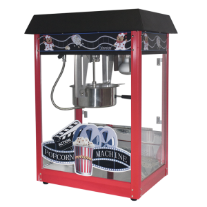 Popcorn Machine 8oz POP6A-B - Red & Black