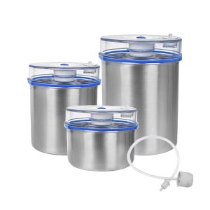 ET-2100-Sealing Container set 3pcs (S/Steel)