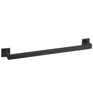 Towel Rail Single Matt Black MBA-6
