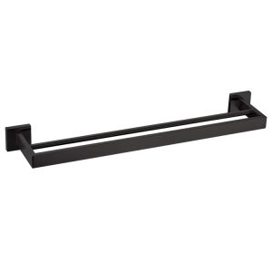 Towel Rail Double Matt Black MBA-7