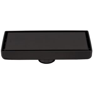 Shower Waste Matt Black MBD-11