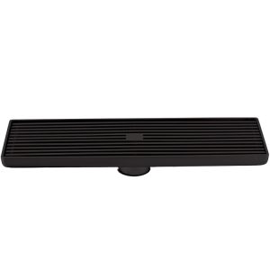 Shower Waste Matt Black MBD-7