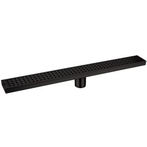 Shower Waste Matt Black MBD-8