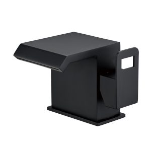 Single Lever Extra Wide Spout Basin Mixer Matt Black MBF-28
