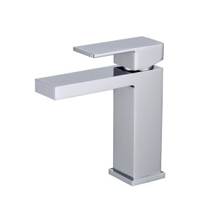 Single Lever Square Basin Mixer S/Steel SSF-16