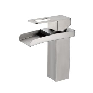 Single Lever Open Spout Basin Mixer S/Steel SSF-18
