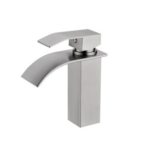Single Lever Wide Spout Basin Mixer S/Steel SSF-5