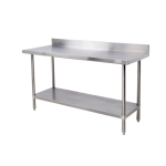 Splash-back Stainless Steel Table CC1.2SB