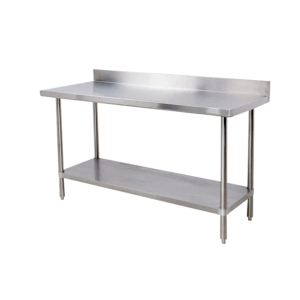 Splash-back Stainless Steel Table CC1.2SB