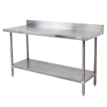 Splash-Back Stainless Steel Table CC2.4SB
