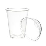 Plastic 270ml Cups & Lids