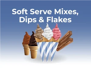 Soft Serve Mixes; Dips & Flakes